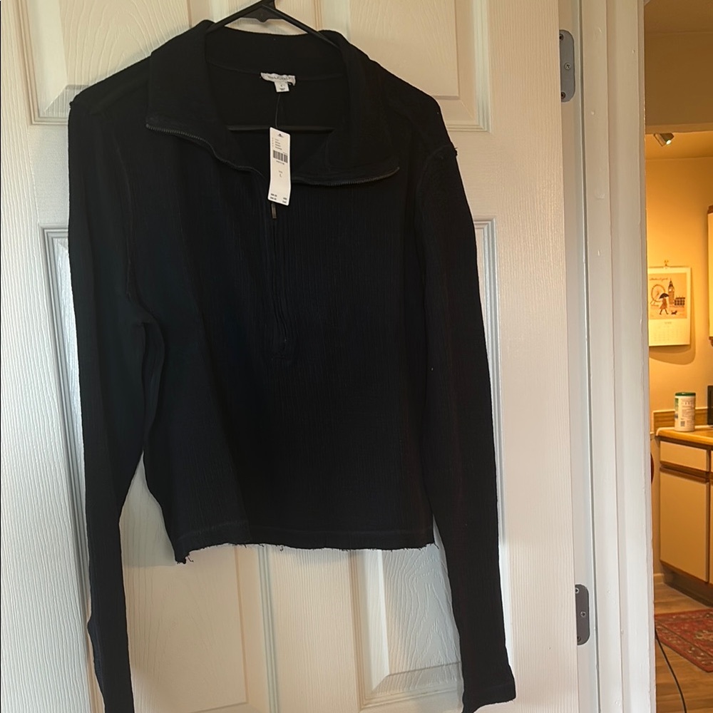 NWT  Quarter Zip Sweater